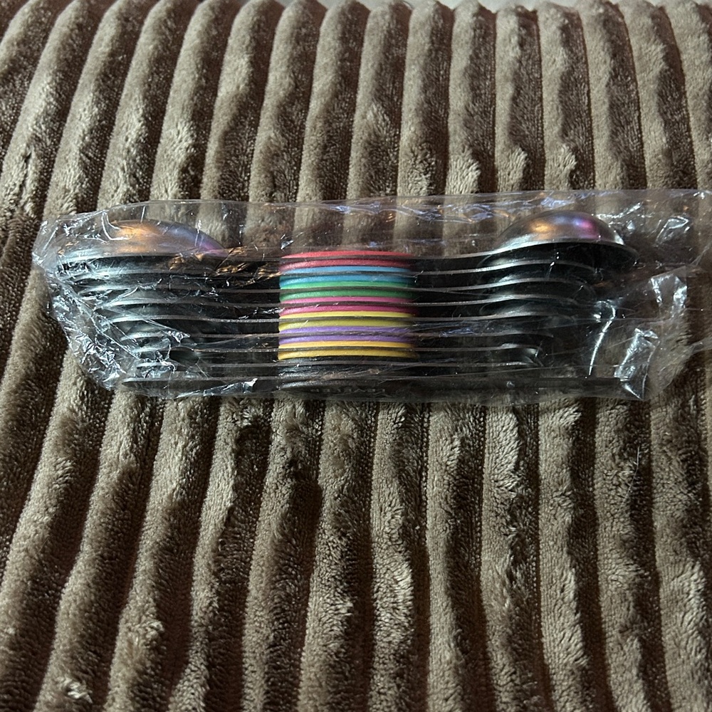 Magnetic Measuring Spoons Set of 9 - Multi-Color - Picture 9 of 9
